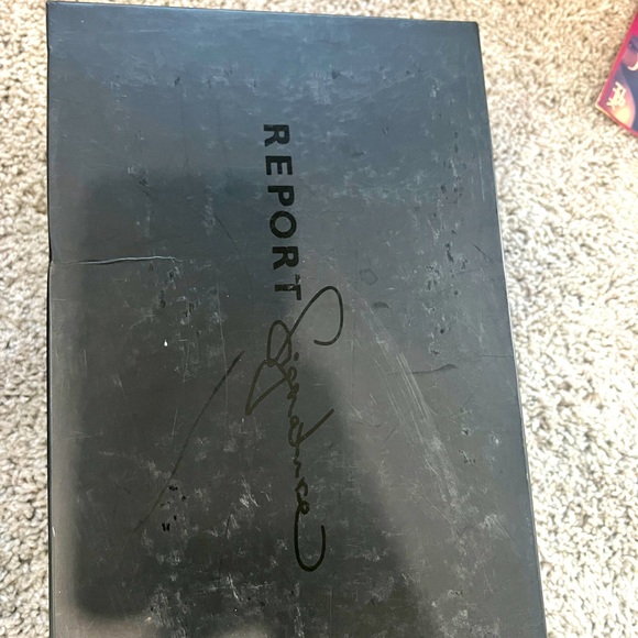 Report Signature Parker Gold Black Rhinestone Leopard Stiletto Heels Size 8.5 - Picture 5 of 5